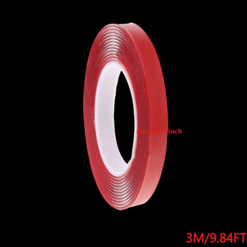 Car Strong Double Sided Adhesive Stickers Tape Nano Transparent Reusable Waterproof Auto Tape Clean Tools Car Protect Sticker