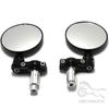 Espejos Retrovisores Plegables Universales de 7/8" para Manillar de Motocicleta Honda Suzuki Yamaha Cafe Racer Bobber Lado del Manillar