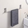 Yipan 60cm Black Stainless Steel Bathroom Towel Rack 3-Piece Set