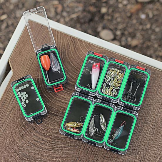 Splicing Fishing Lure Box Glow-in-the-dark Magnetic Clear Portable Waterproof Fishing Hooks Soft Hard Bait Angling Tools Gear Organizer Case