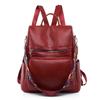 Pu Leather Backpack For Women With Large Capacity And Antitheft Design Perfect For Travel And Daily Use