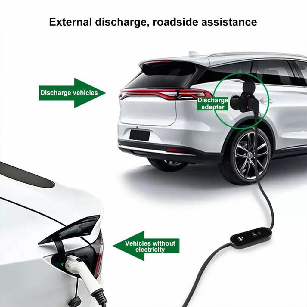 V2L Discharger For Type2 Car Discharge EV Cable Adapter for BYD MG IONIQ 5 and More Discharge V2L Vehicle To Load Type 2