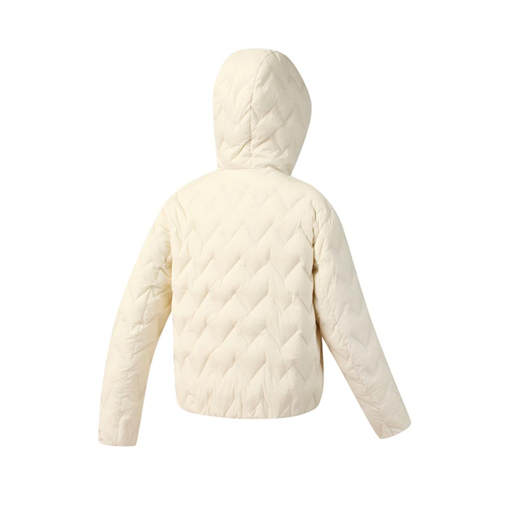 FILA Fitness Series Simple Fashion Casual Sports Warm Comfortable Versatile Short Thin Down Jacket Women outerwear White A11W541912FIV