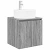 Bathroom Cabinet Set 4 Pcs Grey Sonoma Particleboard