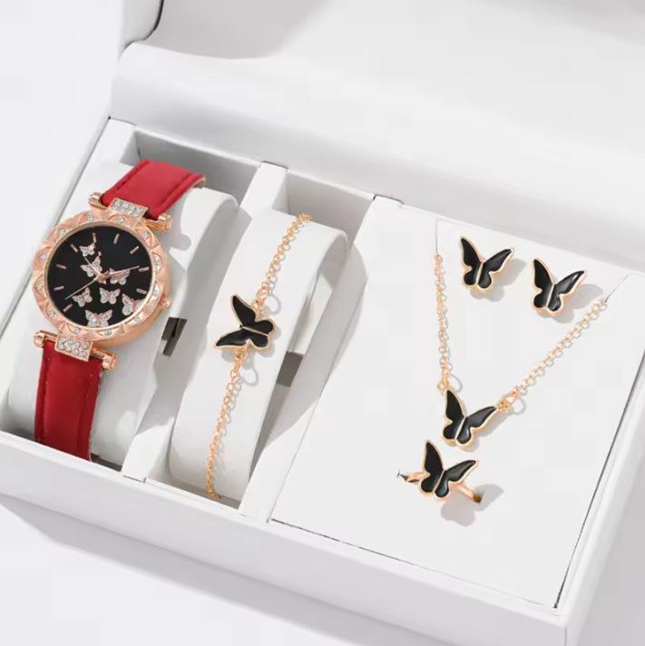 Ladies Watch Belt Butterfly New Electronic Cute Fashion Temperament Women'S Watch