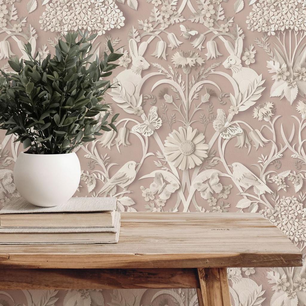 Fine Decor 3D Woodland Wallpaper
