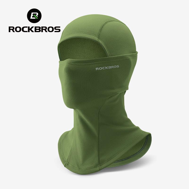 ROCKBROS Winter Radsportmaske Fleece Thermisch Warmhalten Winddicht Radfahren Gesichtsmaske Sturmhaube Skimaske Angeln Skifahren Mütze Kopfbedeckung