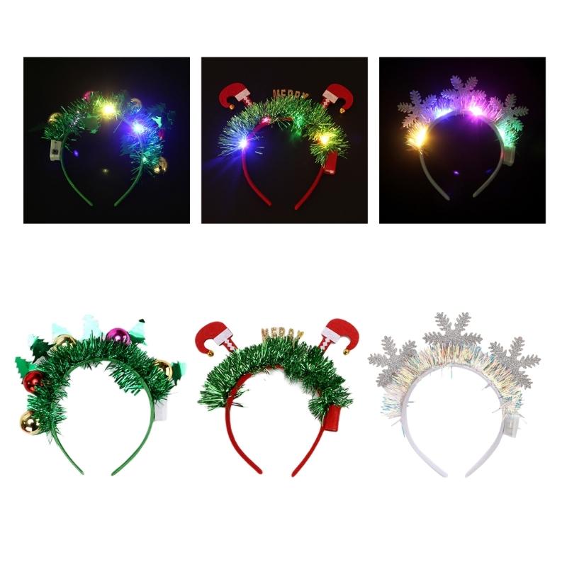 Weihnachtsthema Haarband Feiertagsfrisur Cosplay-Kostüm Weihnachtsfeier Requisite Neujahrsfest Kopfbedeckungs-Accessoires