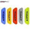 4PCS Car Universal Door Open Reflective Strips Warning Stickers Safety Mark Warning Reflective Auto Exterior Interior Reflector