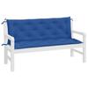 Garden Bench Cushions 2 pcs Blue 150 x 50 x 7 cm Oxford Fabric