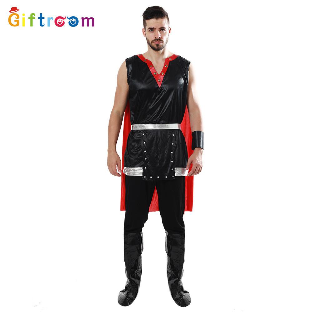 Adult Premium Quality Mens Roman Warrior Costume For Halloween Cosplay And Stage Shows