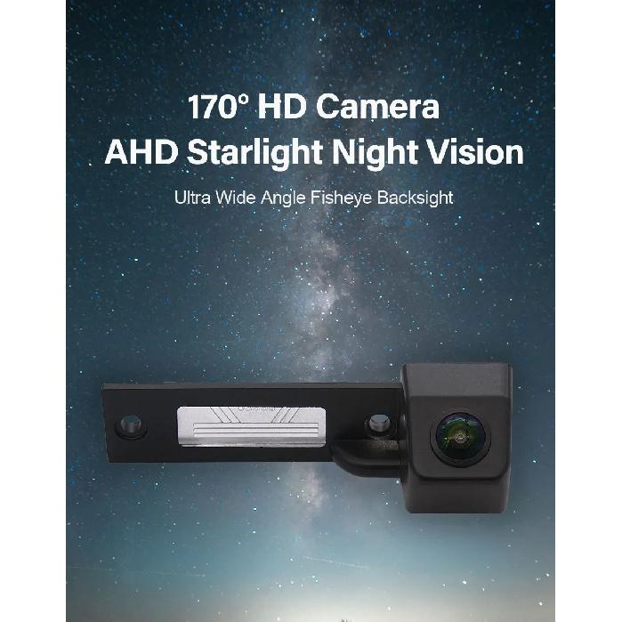 HaiSunny 170° 1080P HD AHD Rückfahrkamera für VW Transporter T5 T30 Caddy Passat B5 Touran Jetta GOLF PLUS Rückwärtsfahrendes Auto