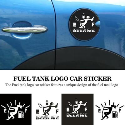 Araba Benzin Kapağı İçin Komik Dekoratif Etiket Filmi Benzin Deposu Kapağı Üzerine Araba Etiketi Araba Yan Çıkartması Dekor Oto Dekoru