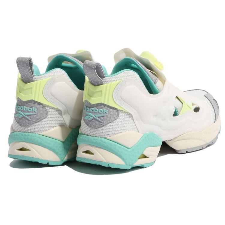 Reebok InstaPump Fury 95 Teal Energy Glow Unisex Sneakers Cream Chalk Semi-Classic-Teal GV9638