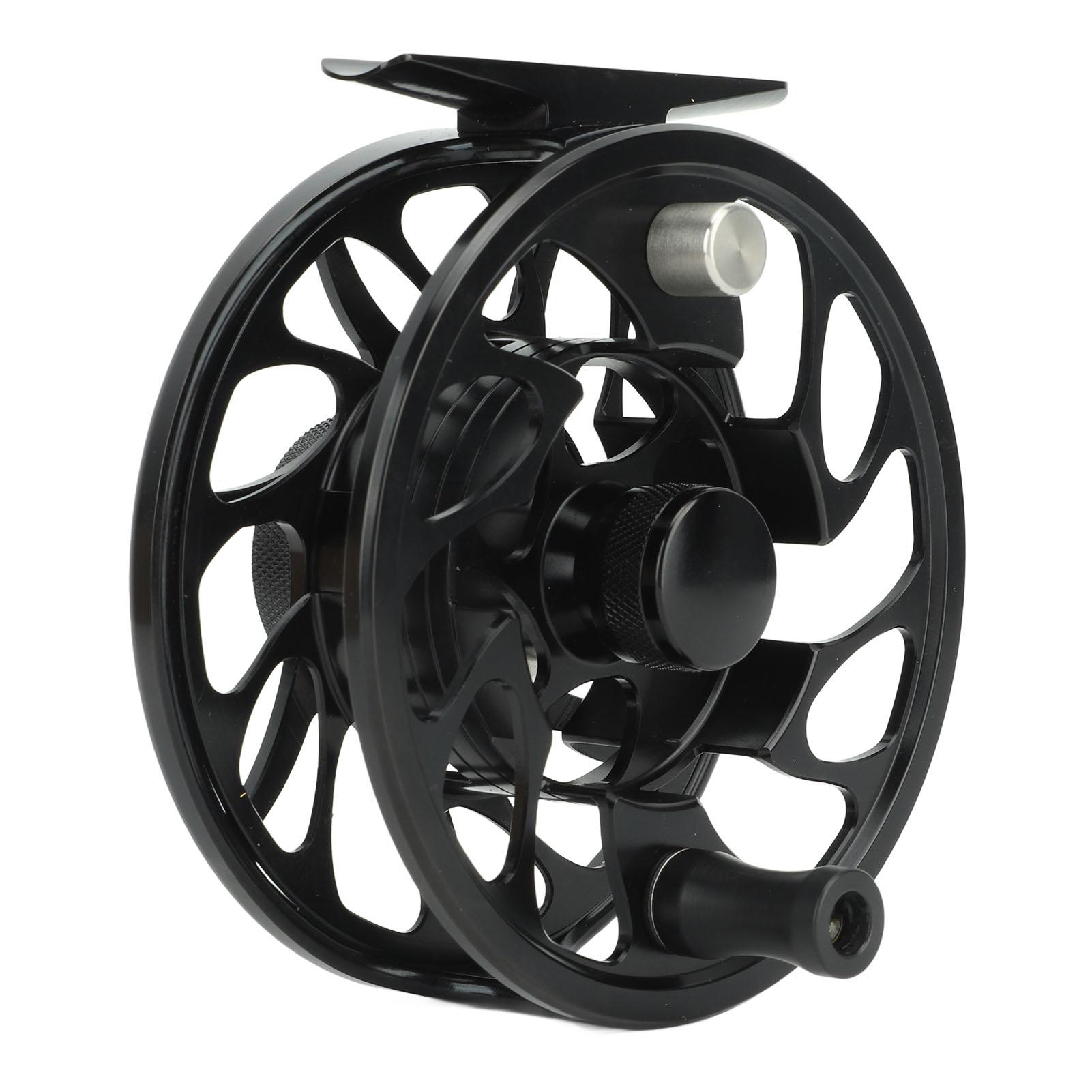 

7 8 Fly Fishing Reel Left Right Handle Metal Fly Reel for Streams Rivers Lakes Black