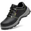 Steel Toe Safety Shoes Slip Resistant Work Boots Puncture Proof Durable High Top Men Labor Protection