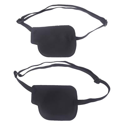 Eye Patch Unisex Black Single Eyepatch Washable Adjustable Blindfold