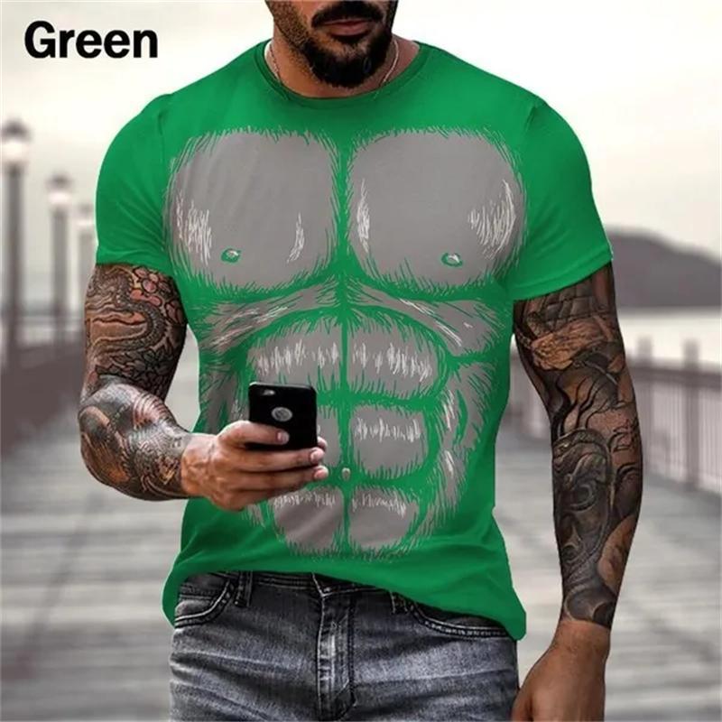 

Модная футболка с 3D принтом животных орангутанга, мужская уличная повседневная забавная футболка с коротким рукавом, мужская одежда, футболки с графикой 6XL