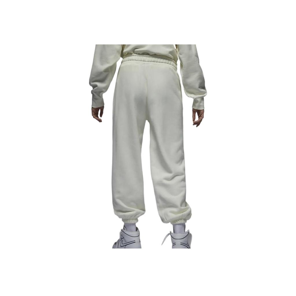 New JORDAN Valentine's Day Knitted Sweatpants Women's Sail White FD4804-133