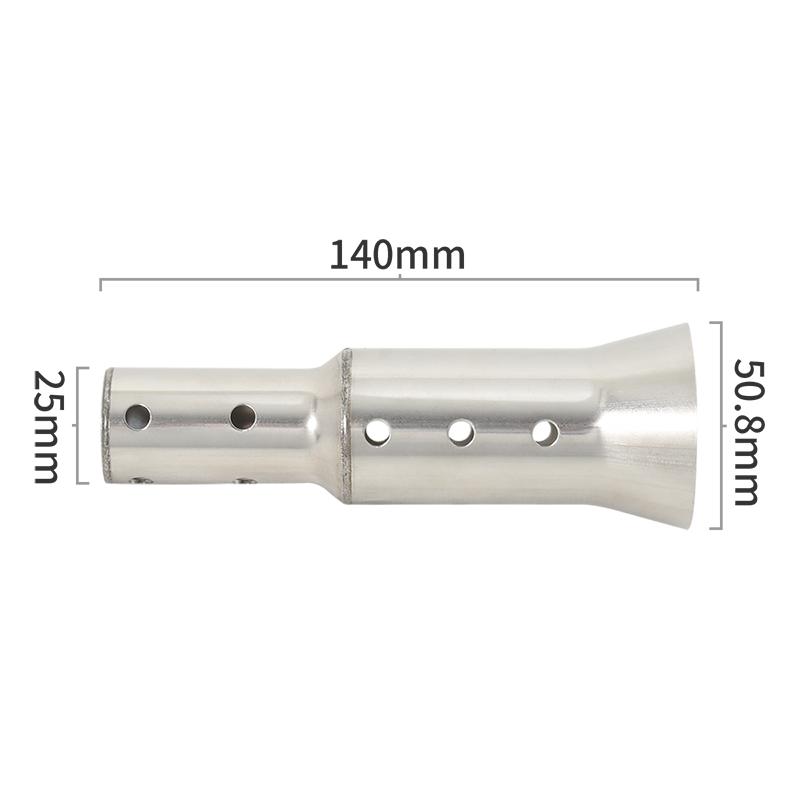 Motorcycle Exhaust DB Killer Silencer Noise Sound Moto Exhaust Adjustable Muffler 51MM InIet Silencer
