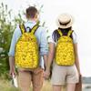 Fashion Pokemon Pikachu Backpack  Mochilas New Campus Zipper Closure Rucksack