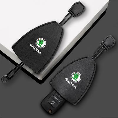 1 Pièce Coque de Protection de Clé de Voiture Sac Étui pour Clé de Voiture Housse Porte-Clés de Voiture pour Octavia Fabia A7 Kamiq Kapoq Kodiaq Rapid SCALA Superb Yeti Dérivés
