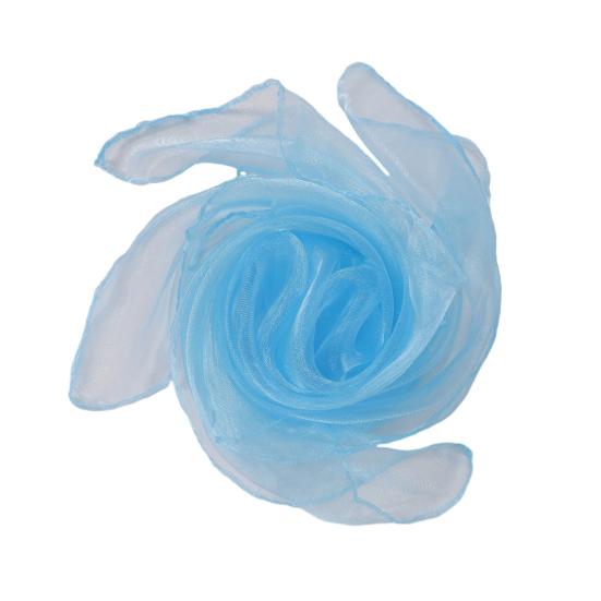 60cm Silky Scarf Washable Reusable Bright Color Portable Foldable Faux Silk Scarf Bags Wallets DIY Accessories