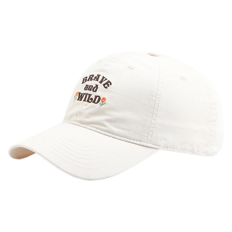 Embroidery Versatile Baseball Cap Summer Visor Cap Women's Sunscreen Outdoor Casual Cap Men's Cycling Sun Cap