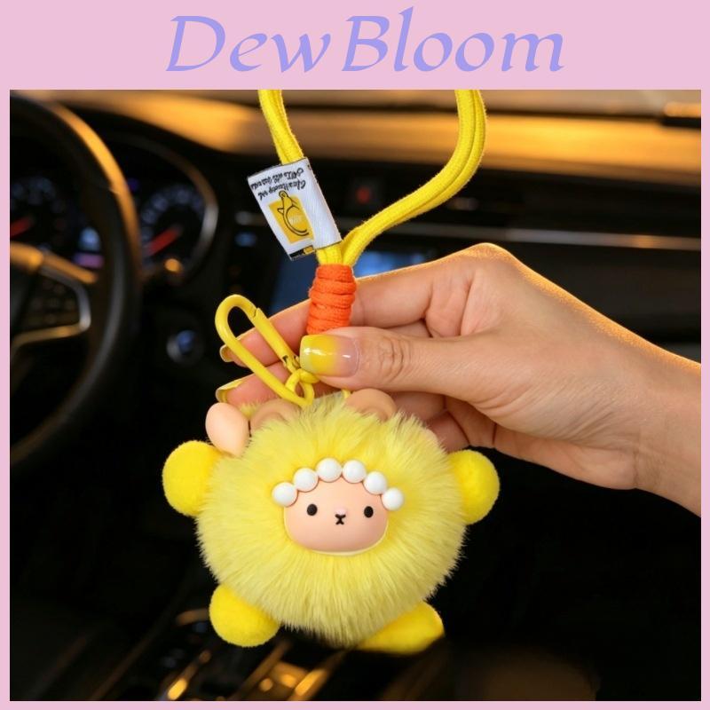 Portachiavi Peluche Pecora Cartone Animato Con Morbido Materiale di Lana Per Regalo E Decorazione Borsa