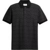 Polo Shirts Men's Black Polo Collar Moderate CAQ81-OY2