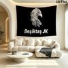 Besiktas Jimnastik Kulubu Wall tapestry, aesthetic printed fabric blanket, suitable for bedroom, living room, and home decor.