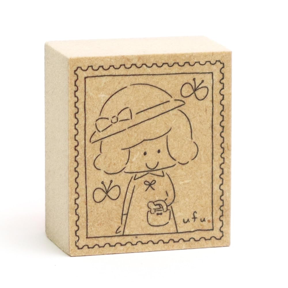 Plus Lab Mizutama Stamp Style Large Girl Seal 351654
