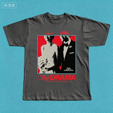 

The Drama 2026 Unisexs and WOMENs SpringSummer Pure Cotton Fan TShirts Comfortable HighQuality Inspired By Y2K L