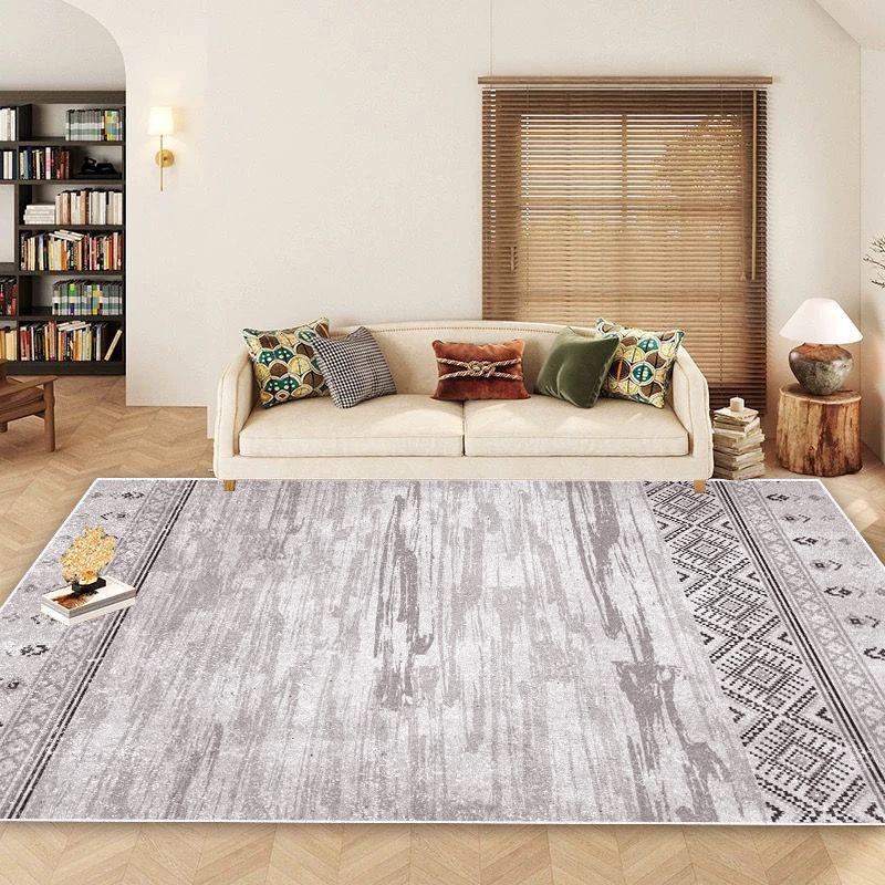 Morocco Retro Carpet Living Room Bohemian Decoration Bedroom Sofa Non-slip Large Area Rug Lounge Washable Coffee Tables Foot Mat
