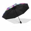 1pc Hummingbird Floral Mandala Artwork Umbrella with Plastic Handle,Suitable for All Seasons Home Travel Outdoor UmbrellaDD1034