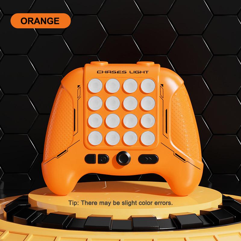 Chases Light Game Console Electronic Pop Light Up Quick Push Game Handle Toys for Children Adults Fidget Anti Stress Relief