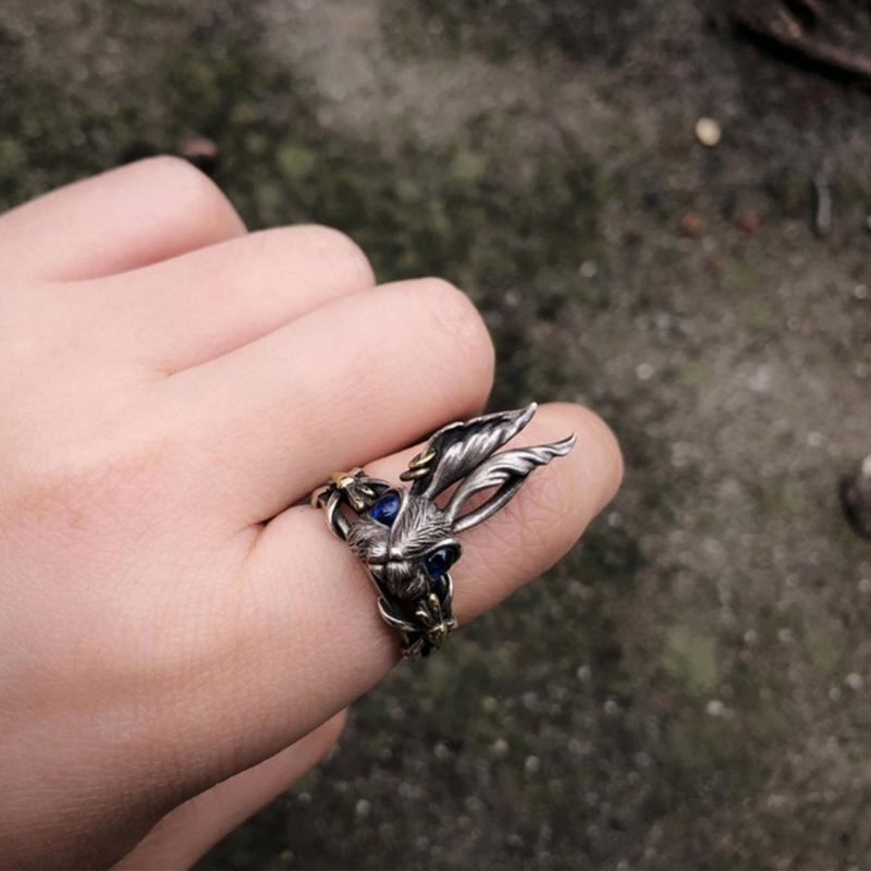 Two Hands Than Heart Rings Punk Gothic Hip Hop Band Jewelry Charm Gift Statement Promise Anniversary Ring for Women Men