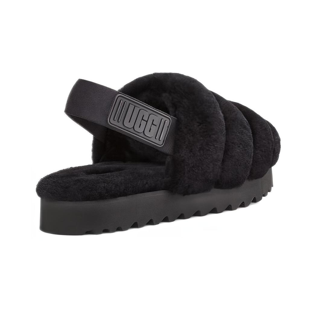 UGG Super Fluff Slipper Black Women's 1121751-BLK