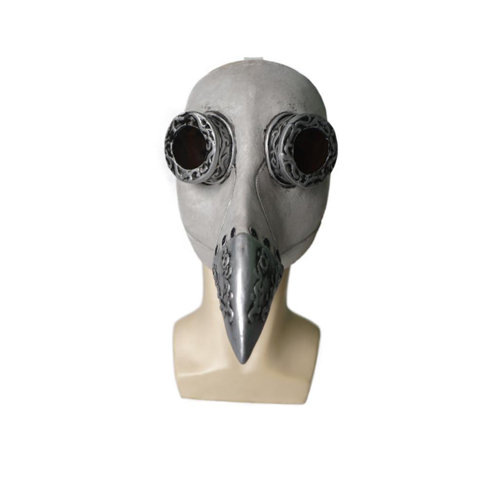 Plague Doctor Party Masks Halloween Medieval Long Nose Beak Mask Steampunk Props Headgear