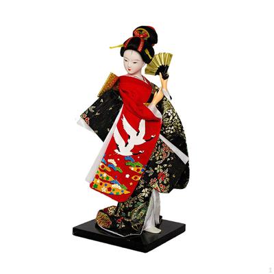 Figurine de poupée kimono japonaise, ornement de bureau artisanal, figurine kabuki asiatique pour magasin, table de maison
