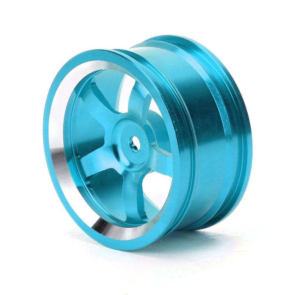 4Pcs 1/10 Aluminum Alloy Wheel Hub Accessory RC Parts Fit for HSP 94123 Touring Drift CarBlue