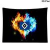 Hsv bilder Wall Tapestry Aesthetic Wall Hanging Printed Fabric Blanket Decorative Tapestries for Bedroom Living Room Home Decor