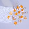 Set of 4 Silicone Pendant Moulds Set Earrings Molds for Football Earrings and Keychains Perfect for Crafting Projects