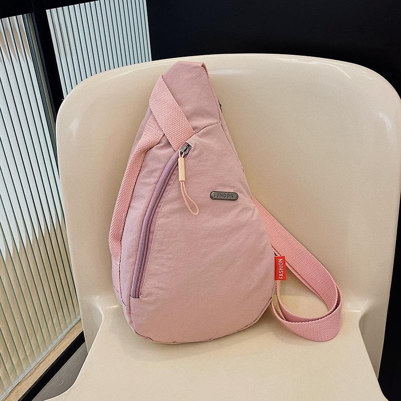 Trendy fashion simple women's chest bag personality commuting Japanese versatile handbag large capacity outing shoulder crossbody bag