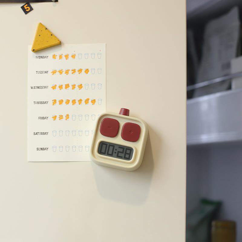 Robot Dijital Zamanlayıcı Sihirli Kutu Dönen Mutfak Geri Sayım Öğrenciler Çocuk Çalışma Zamanlayıcı Yönetimi Mutfak Hatırlatma Zamanlayıcı Saat