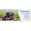 Front Fender Spacer Bracket Relocator Kit for Harley 1993-2013 Touring Road King Road Glide Street Electra Glide 21" Wheel
