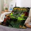 World of Warcraft Art Blanket Flannel Blanket A World of Magic and Limitless Adventure Soft Comfortable Home Travel Blanket