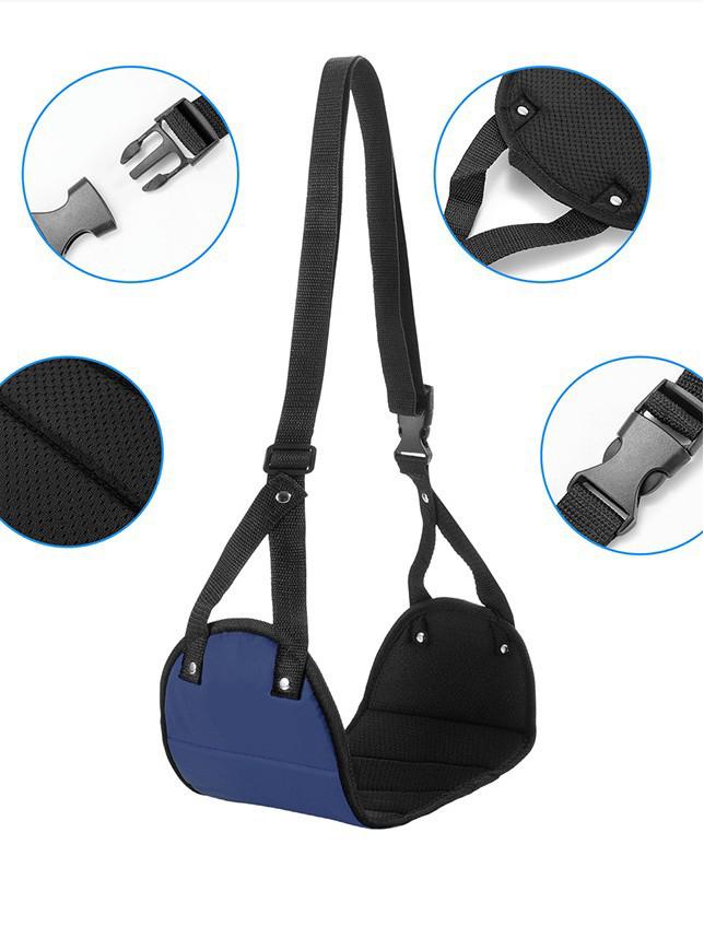 Compact Travel Foot Rest: Portable Foot Hammock for Airplanes, Trains, Cars, and Office Use.
