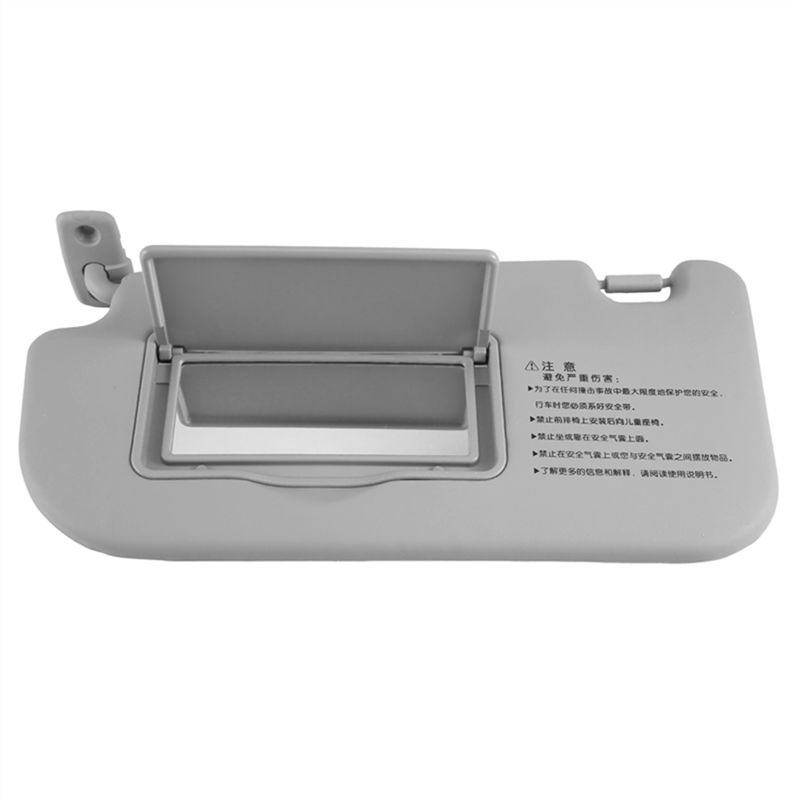 AA92-Car Sunvisor With Vanity Mirror For Kia Sportage 2004-2010 Grey Sun Visors Shades Makeup