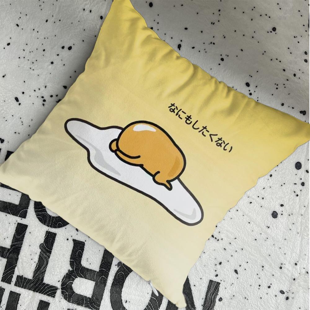 Cushion Cover x Cushions Covers Kawaii GGudetama Decorative Pillow Christmas Home Decoration Living Room Nordic Supplies